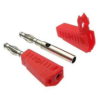 
						Штекер _ гнезда _ клеммы ZP-040 4mm Stackable Plug RED