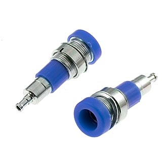 
						Разъёмный кабель ZP010 4mm Panel-mount Socket,BLUE