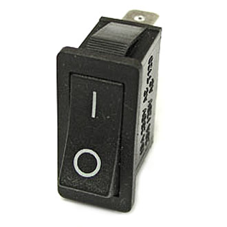 
						Клавишный переключатель RS-102-16C on-on черный
